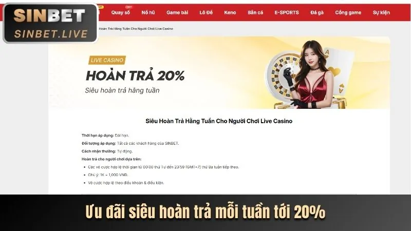 Hoàn Trả Hàng Tuần Cao Nhất